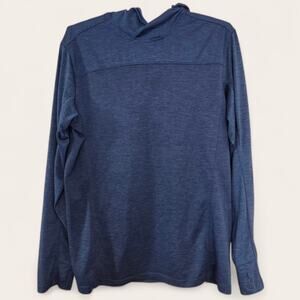Kuhl Engineered Hoodie Lightweight Performance Pullover Navy Blue Sz M Outdoor